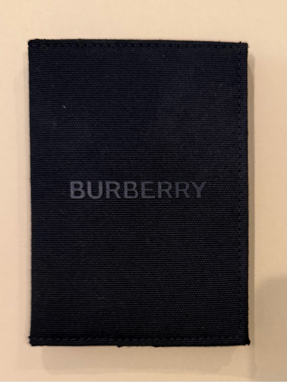 Burberry Black Passport Holder